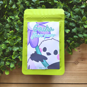 Porte-clé gacha flower power1
