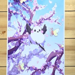 Print A4 Bibi et les papillons